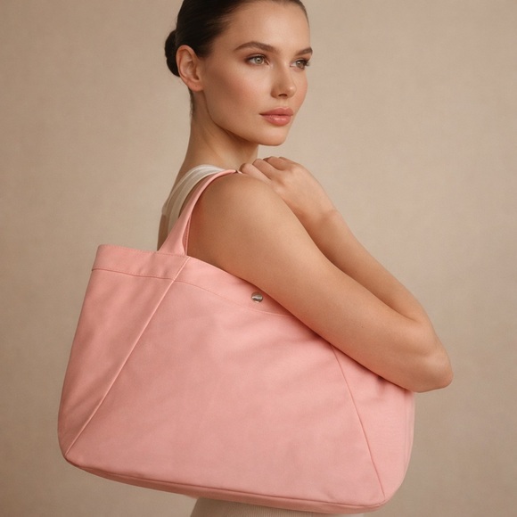 adair Handbags - Soft Pink Everyday Tote Bag - Minimal Shoulder Carry
